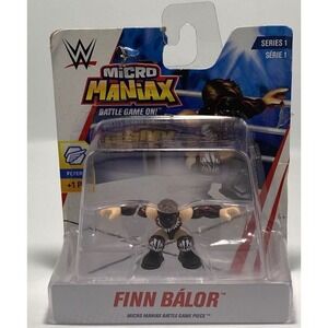 WWE MICRO MANIAX SERIES 1 Finn Balor NEW RAW WRESTLEMANIA  Flyer‎ box damage